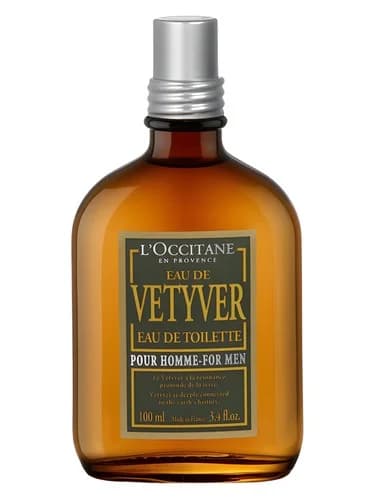 Frasco del perfume Eau De Vetyver de L Occitane En Provence — fragancia masculino