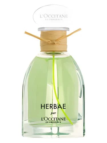 Frasco del perfume Herbae de L Occitane En Provence — fragancia unisex
