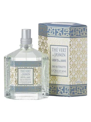 Frasco del perfume The Vert Au Jasmin de L Occitane En Provence — fragancia femenino