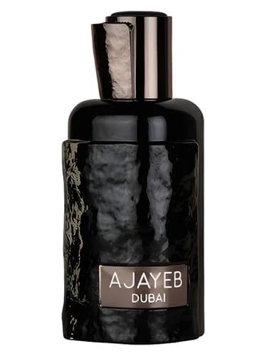 Frasco del perfume Ajayeb Dubai de Lattafa Perfumes — fragancia unisex