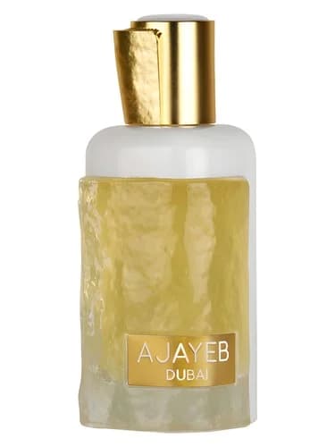 Frasco del perfume Ajayeb Dubai Portrait de Lattafa Perfumes — fragancia unisex