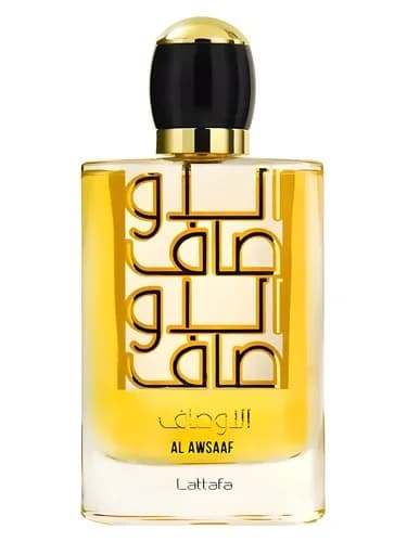 Frasco del perfume Al Awsaaf de Lattafa Perfumes — fragancia unisex