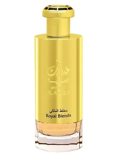 Frasco del perfume Khaltaat Al Arabia Royal Blends de Lattafa Perfumes — fragancia unisex