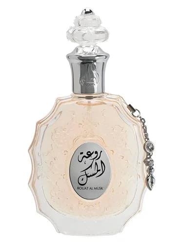 Frasco del perfume Rouat Al Musk de Lattafa Perfumes — fragancia femenino