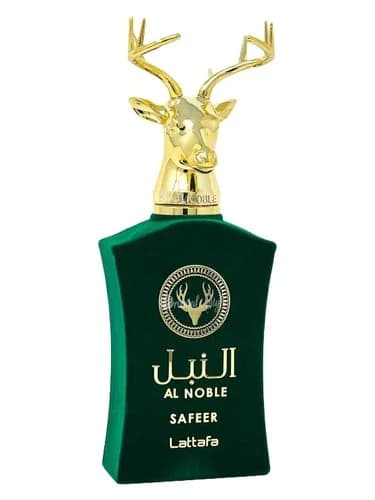 Frasco del perfume Safeer de Lattafa Perfumes — fragancia unisex