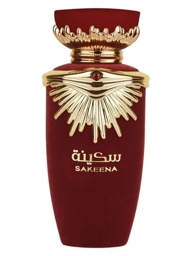 Frasco del perfume Sakeena de Lattafa Perfumes — fragancia femenino