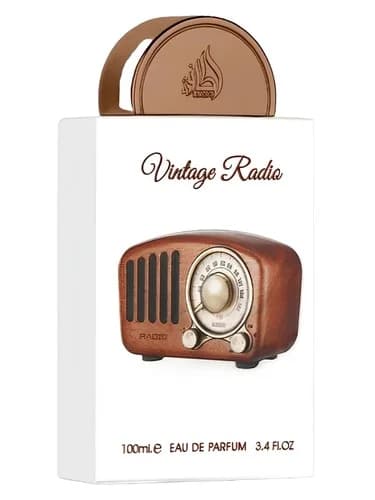 Frasco del perfume Vintage Radio de Lattafa Perfumes — fragancia unisex