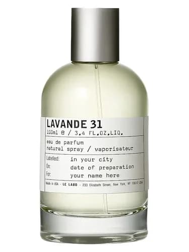 Frasco del perfume Lavande 31 de Le Labo — fragancia unisex