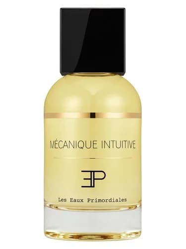 Frasco del perfume Mecanique Intuitive de Les Eaux Primordiales — fragancia unisex