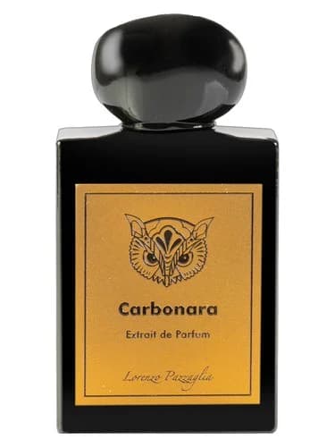 Frasco del perfume Carbonara de Lorenzo Pazzaglia — fragancia unisex