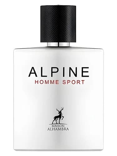 Frasco del perfume Alpine Homme Sport de Maison Alhambra — fragancia masculino