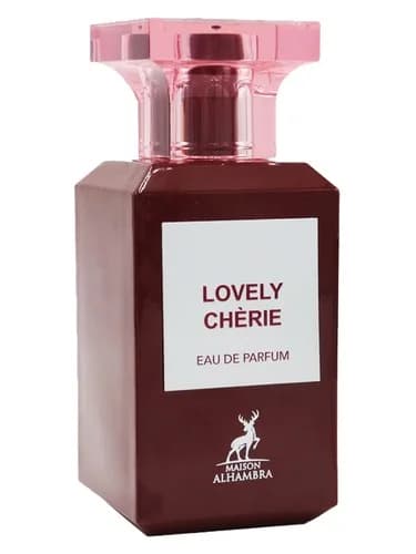Frasco del perfume Lovely Cherie de Maison Alhambra — fragancia unisex