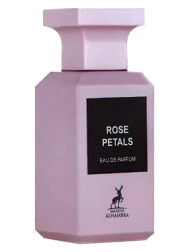 Frasco del perfume Rose Petals de Maison Alhambra — fragancia unisex