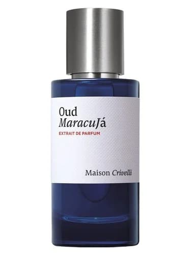 Frasco del perfume Oud Maracuja de Maison Crivelli — fragancia unisex