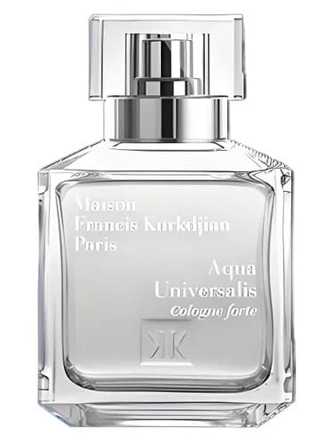 Frasco del perfume Aqua Universalis Cologne Forte de Maison Francis Kurkdjian — fragancia unisex