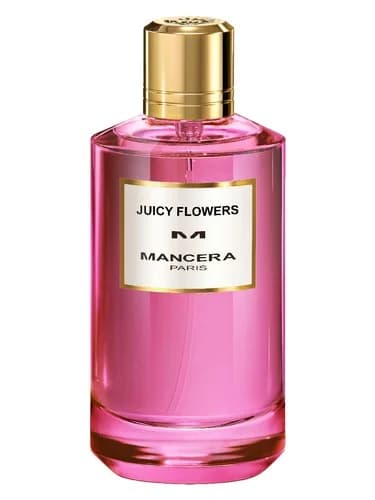Frasco del perfume Juicy Flowers de Mancera — fragancia femenino