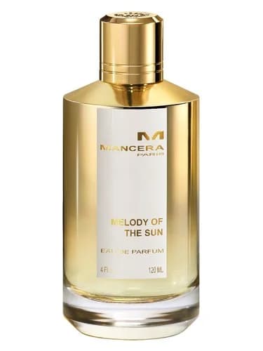 Frasco del perfume Melody Of The Sun de Mancera — fragancia unisex