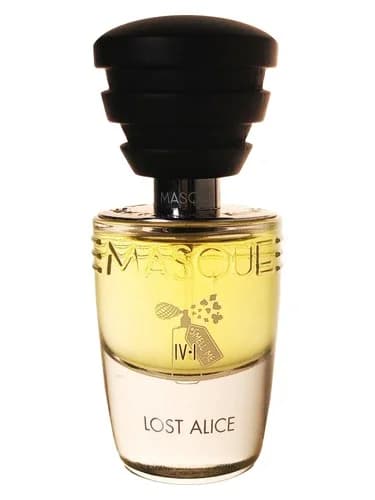 Frasco del perfume Lost Alice de Masque Milano — fragancia unisex