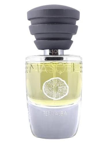Frasco del perfume Terralba de Masque Milano — fragancia unisex