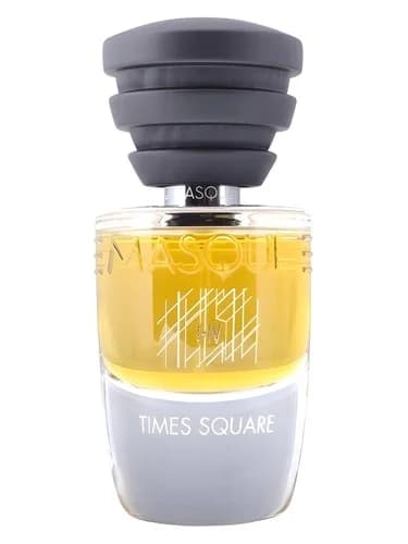 Frasco del perfume Times Square de Masque Milano — fragancia unisex