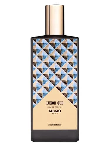 Frasco del perfume Luxor Oud de Memo Paris — fragancia unisex