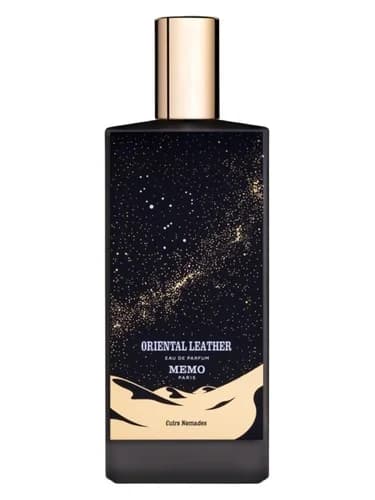 Frasco del perfume Oriental Leather de Memo Paris — fragancia unisex