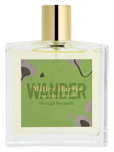 Frasco del perfume Wander Through The Parks de Miller Harris — fragancia unisex
