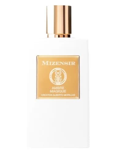 Frasco del perfume Ambre Magique de Mizensir — fragancia unisex