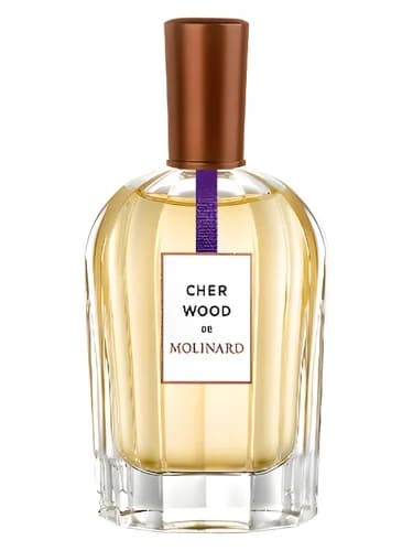 Frasco del perfume Cher Wood de Molinard — fragancia unisex