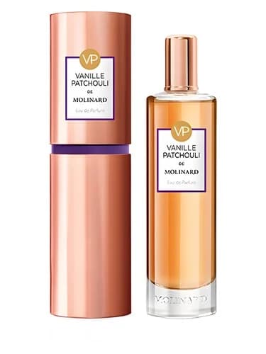 Frasco del perfume Les Orientaux Vanille Patchouli de Molinard — fragancia unisex