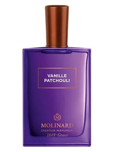 Frasco del perfume Vanille Patchouli Eau De Parfum de Molinard — fragancia unisex