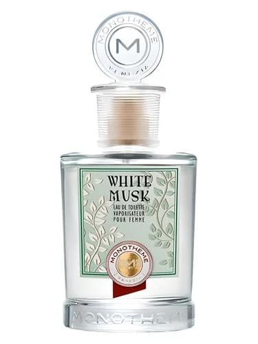 Frasco del perfume White Musk Pour Femme de Monotheme Venezia — fragancia femenino