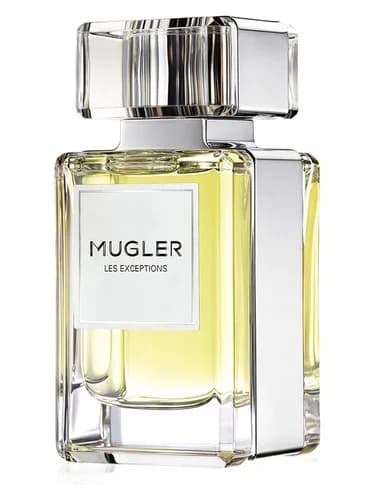 Frasco del perfume Supra Floral de Mugler — fragancia unisex