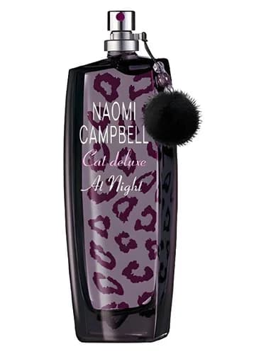 Frasco del perfume Cat Deluxe At Night de Naomi Campbell — fragancia femenino