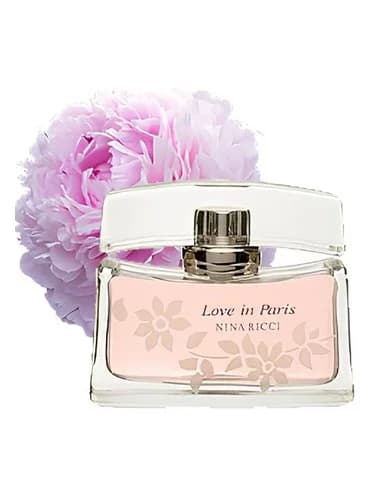 Frasco del perfume Love In Paris Fleur De Pivoine de Nina Ricci — fragancia femenino