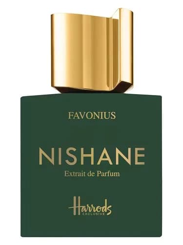 Frasco del perfume Favonius de Nishane — fragancia unisex