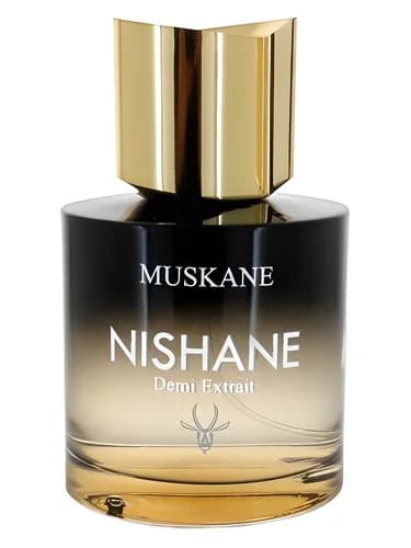 Frasco del perfume Muskane de Nishane — fragancia unisex