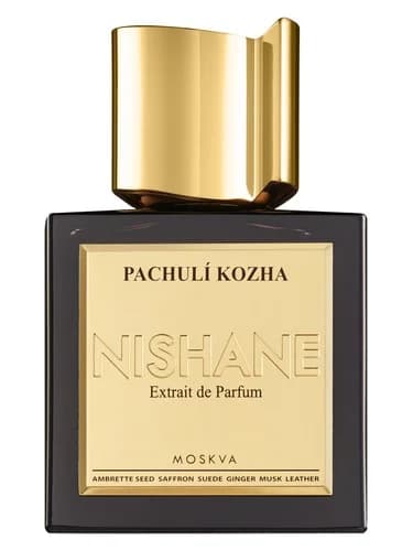 Frasco del perfume Pachuli Kozha de Nishane — fragancia unisex