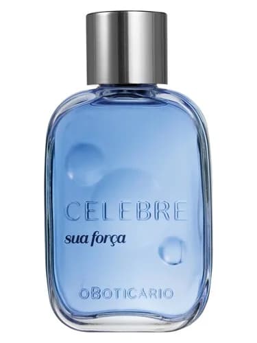 Frasco del perfume Celebre Sua Forca de O Boticario — fragancia masculino