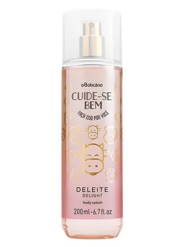 Frasco del perfume Cuide Se Bem Deleite Delight de O Boticario — fragancia unisex