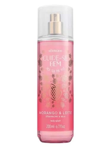 Frasco del perfume Cuide Se Bem Morango E Leite de O Boticario — fragancia femenino