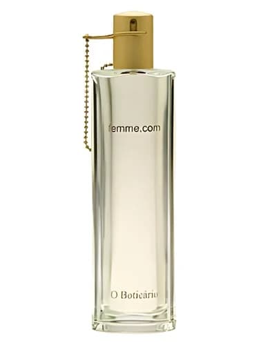 Frasco del perfume Femme Com de O Boticario — fragancia femenino