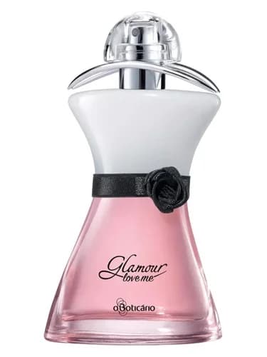 Frasco del perfume Glamour Love Me de O Boticario — fragancia femenino