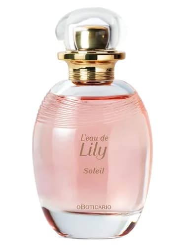 Frasco del perfume L Eau De Lily Soleil de O Boticario — fragancia femenino