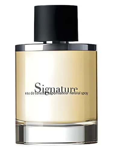 Frasco del perfume Signature de Oriflame — fragancia masculino
