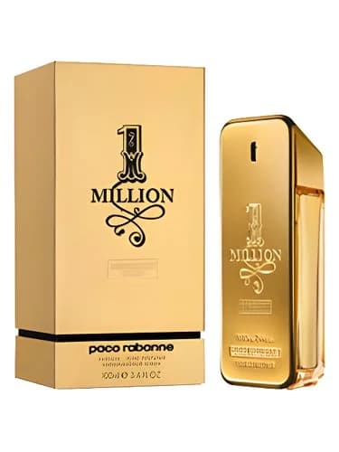 Frasco del perfume 1 Million Absolutely Gold de Paco Rabanne — fragancia masculino