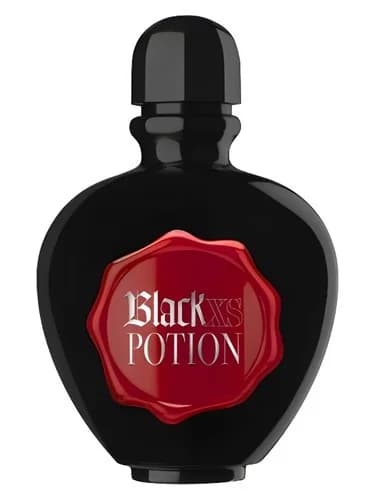 Frasco del perfume Black Xs Potion For Her de Paco Rabanne — fragancia femenino
