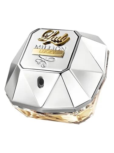 Frasco del perfume Lady Million Lucky de Paco Rabanne — fragancia femenino