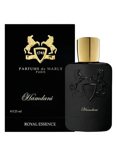 Frasco del perfume Hamdani de Parfums De Marly — fragancia unisex