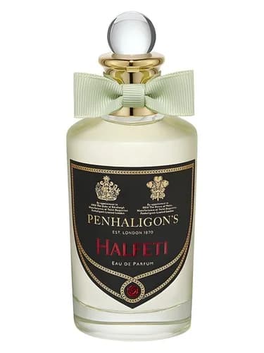 Frasco del perfume Halfeti de Penhaligon S — fragancia unisex